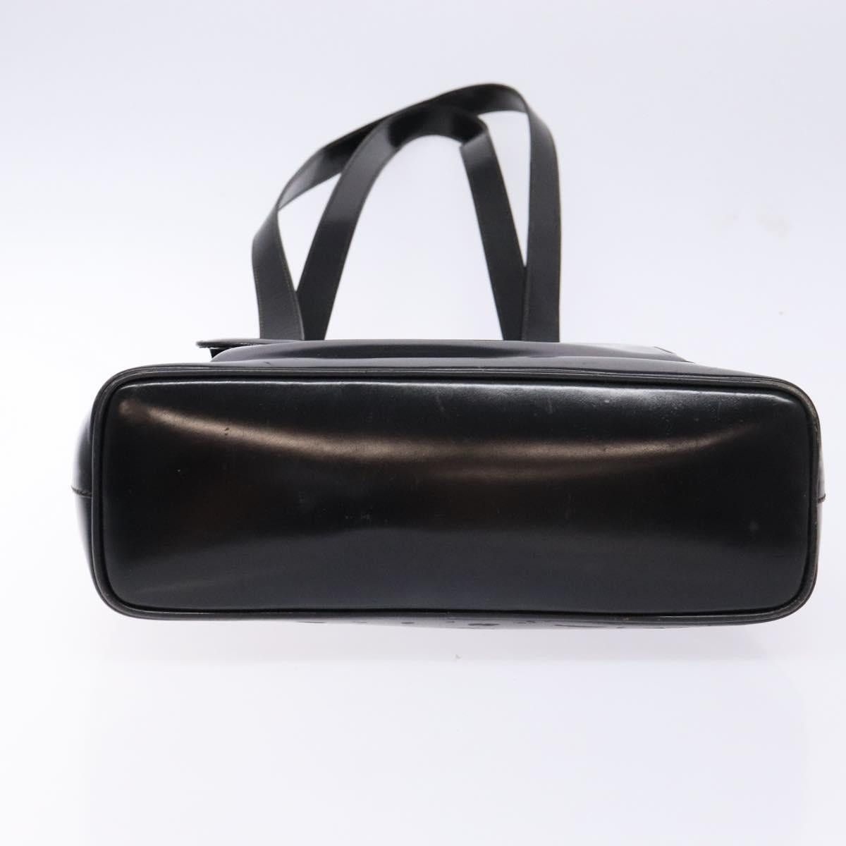 Gucci GUCCI Bamboo Shoulder Bag Patent Leather Black Gold Size ONE SIZE - 9 Thumbnail