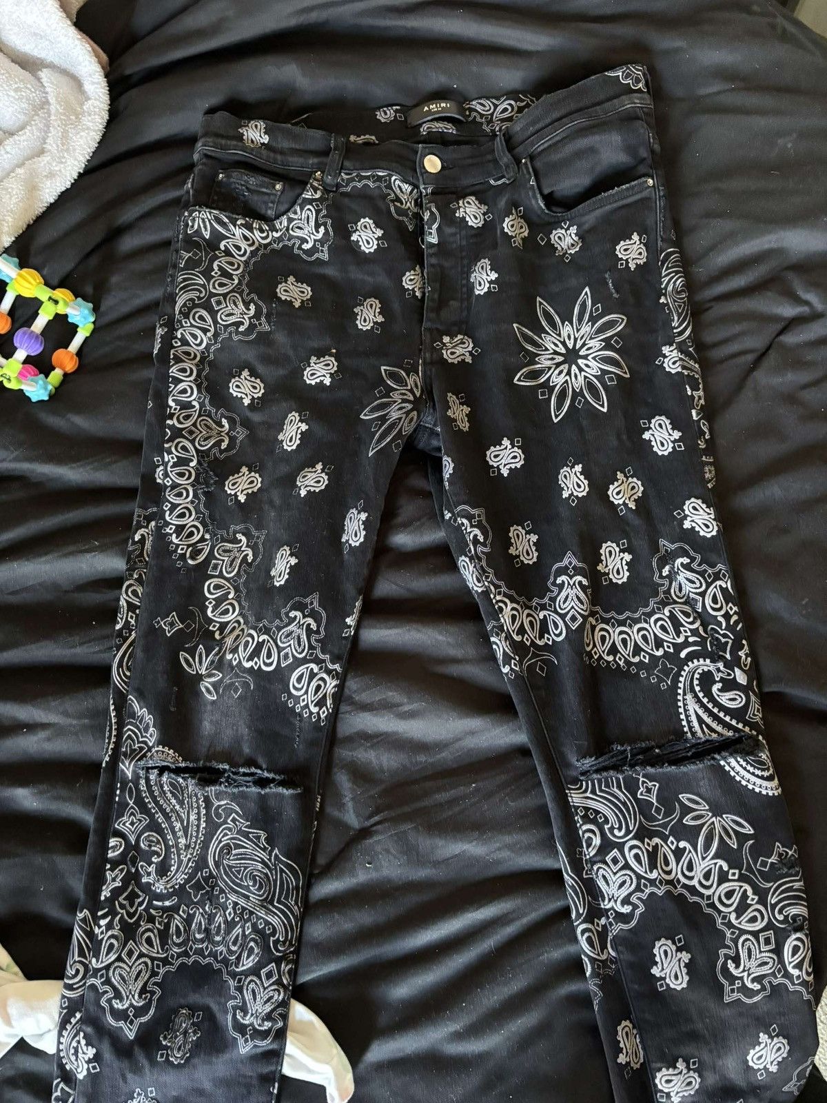 Amiri Amiri bandanna jeans Size US 36 / EU 52 - 2 Thumbnail