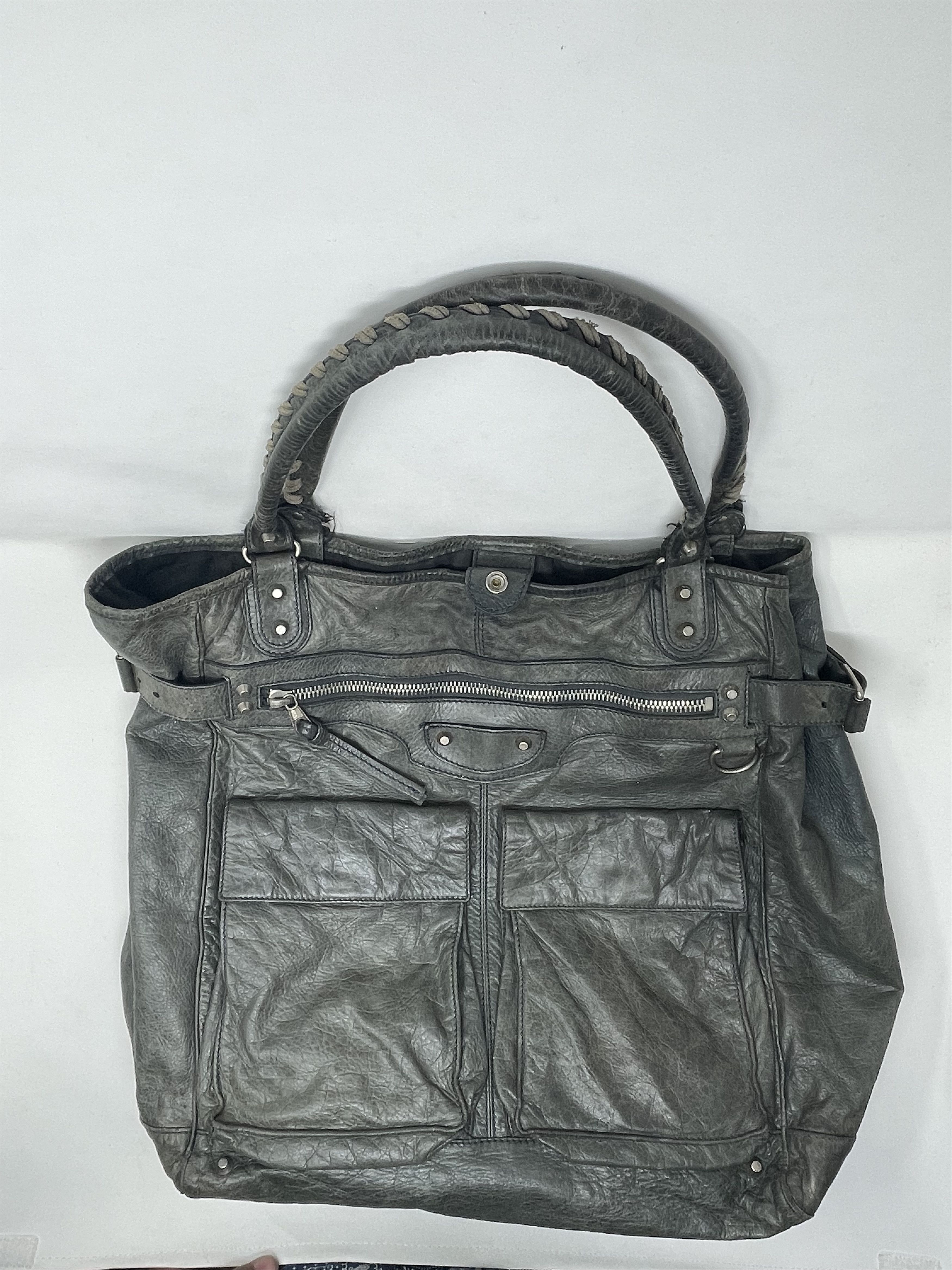 Balenciaga Balenciaga Agneau Cube Pocket Tote Size ONE SIZE - 2 Thumbnail