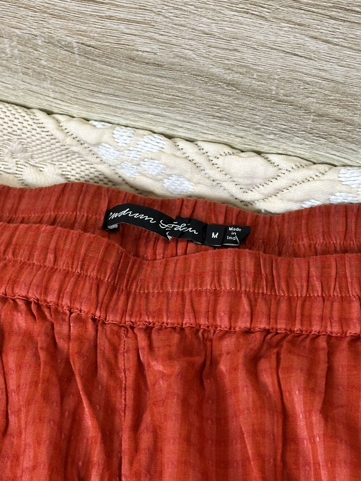 Gudrun Sjoden 🔥 Gudrun Sjoden Cotton Blend Wide Pants Trousers Check Size 28" / US 6 / IT 42 - 3 Thumbnail