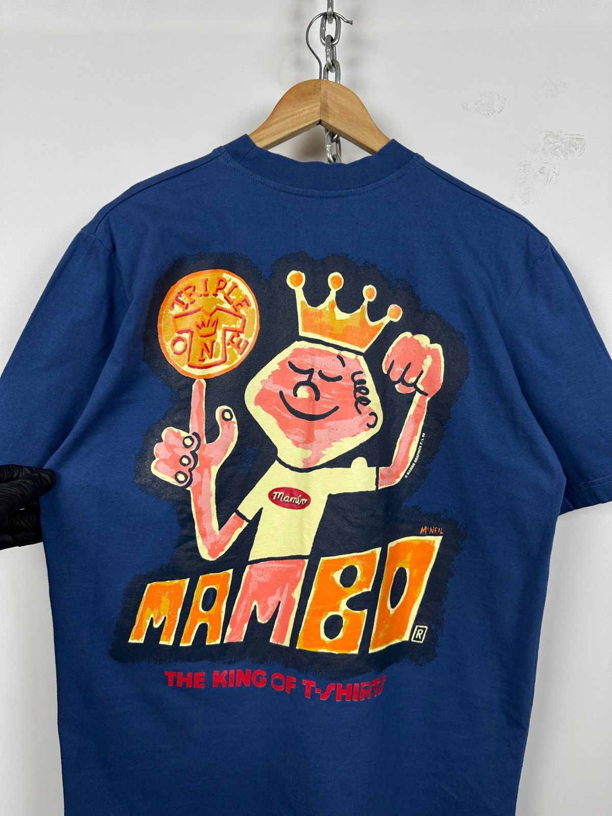 Mambo 1998 Vintage Mambo Graphic King of T-Shirt Crown Surf Skate Size US S / EU 44-46 / 1 - 7 Thumbnail