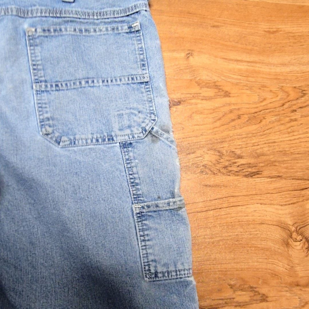 Lee Lee Carpenter Jeans Paint Splatter Blue Denim Workwear 36x32 Size US 36 / EU 52 - 13 Thumbnail