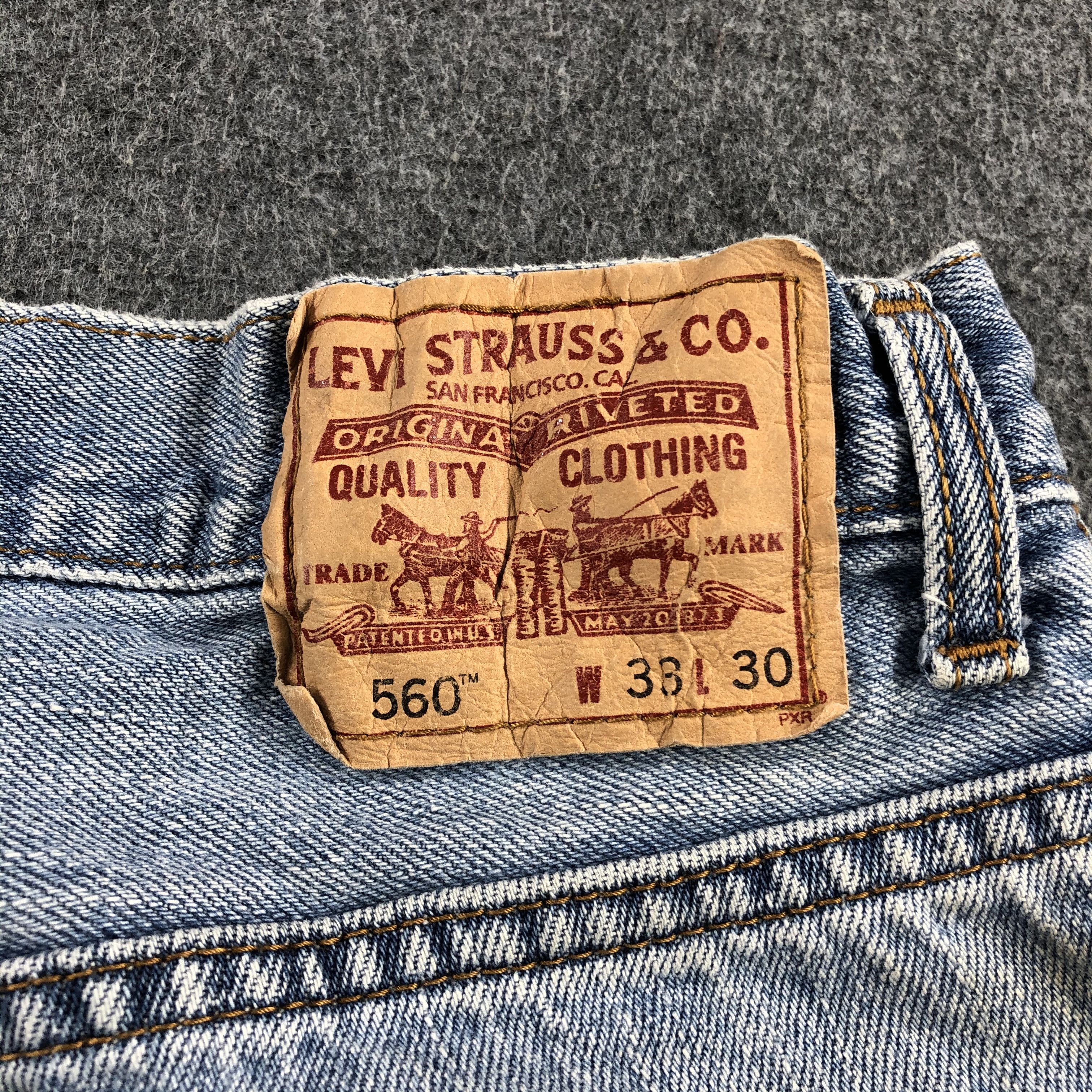 Levi's Vintage Light Wash Levis 560 Jeans-J2172 Size US 31 - 5 Thumbnail