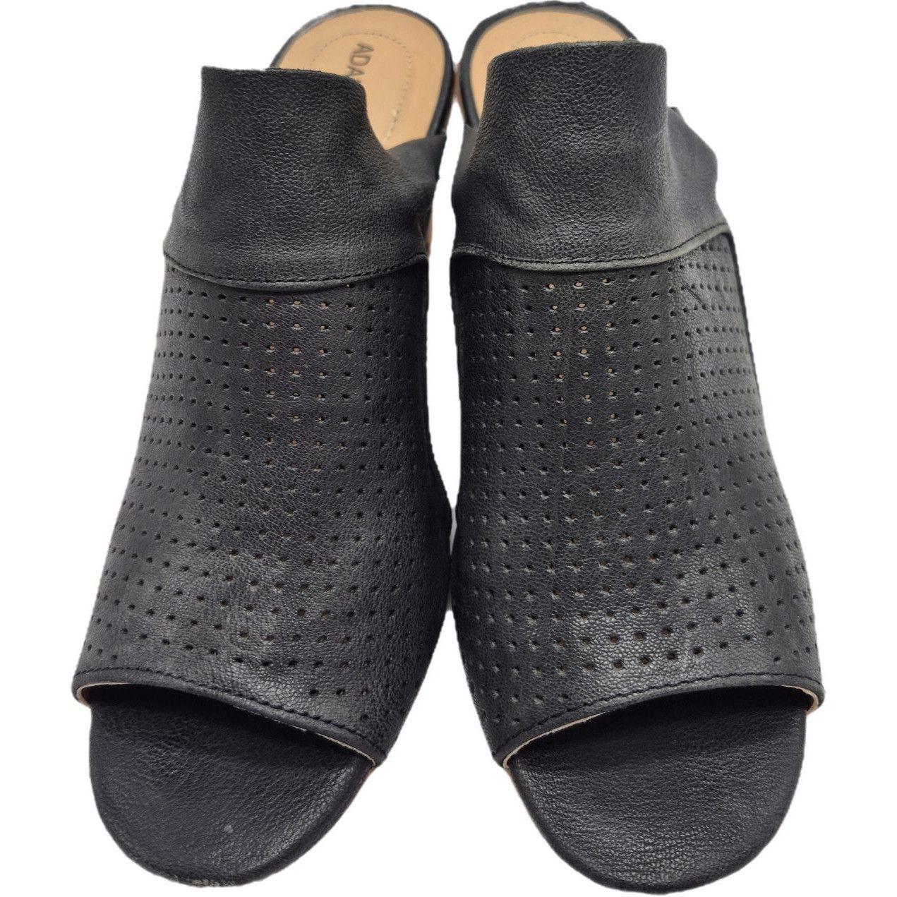 Other Adam Tucker Mylee Heeled Mule Slide Sandals Women's 6.5 Blac Size US 6.5 / IT 36.5 - 5 Thumbnail