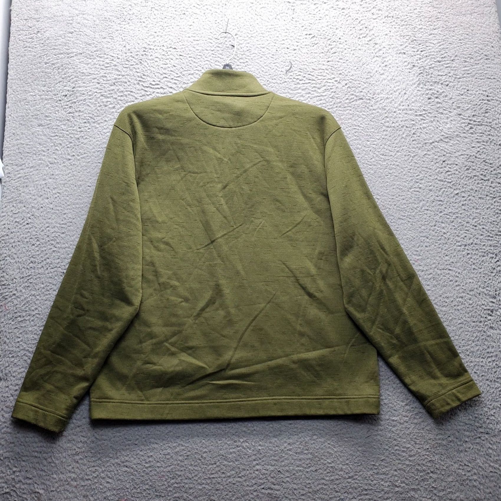 Vintage Walter Hagen Majors 11 Sweatshirt Mens L Green Fleece Lined Mock Neck 1/4 Zip Large Size US L / EU 52-54 / 3 - 2 Thumbnail