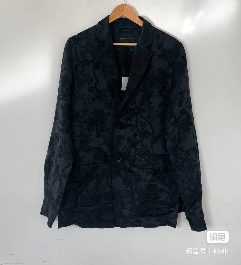 Ann Demeulemeester Ann Demeulemeester Men's Jacquard Blazer Size US S / EU 44-46 / 1 - 1 Thumbnail