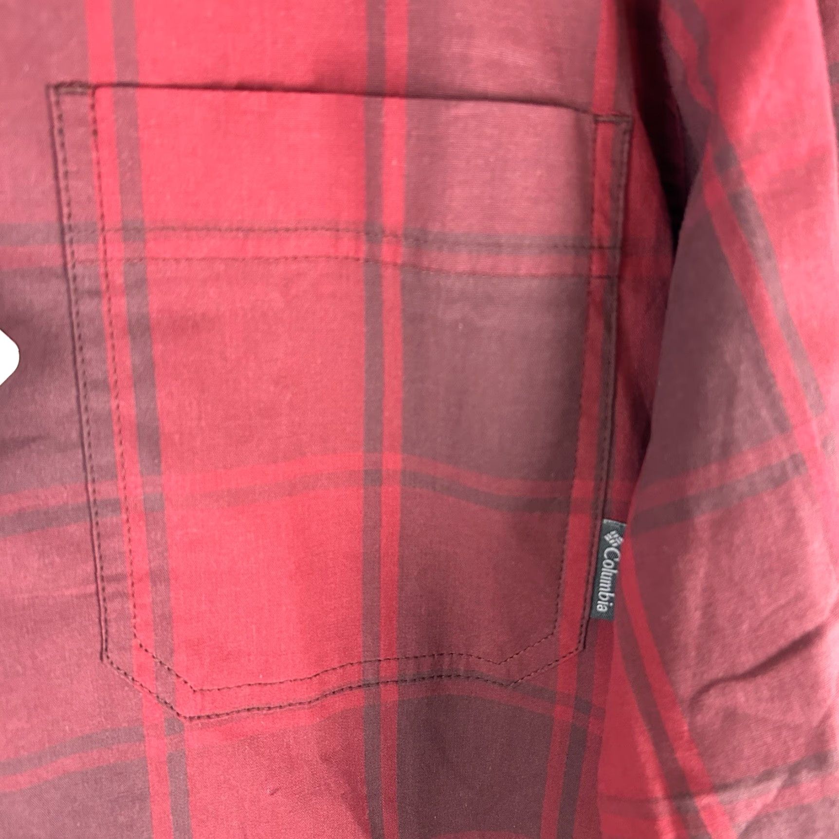 Vintage Columbia Shirt Mens Large Rapid Rivers II Button Down Red Plaid Long Sleeve NWT Size US L / EU 52-54 / 3 - 7 Thumbnail