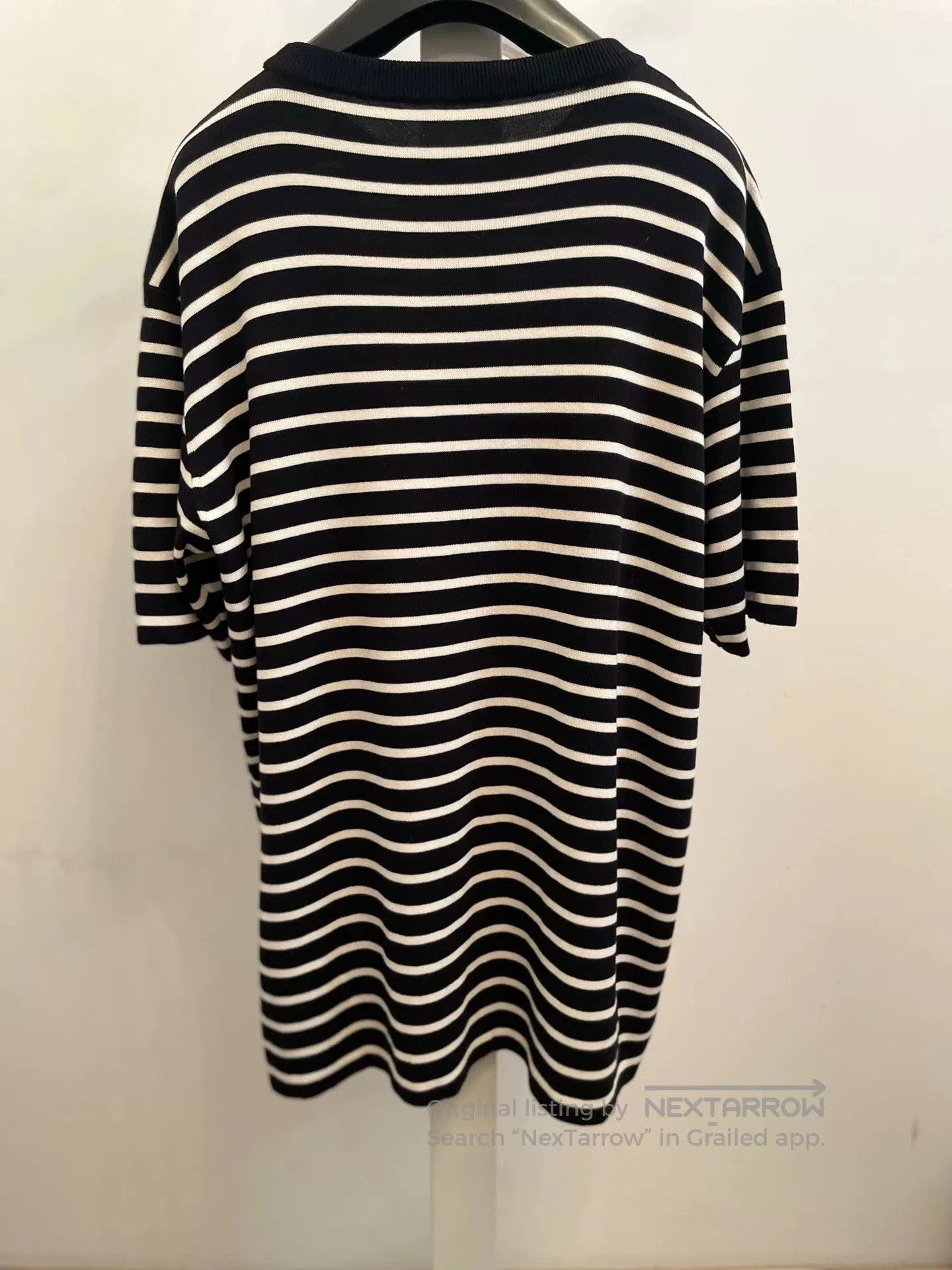Dior Dior Striped Crewneck Short Sleeve Tee. Size US XL / EU 56 / 4 - 7 Thumbnail