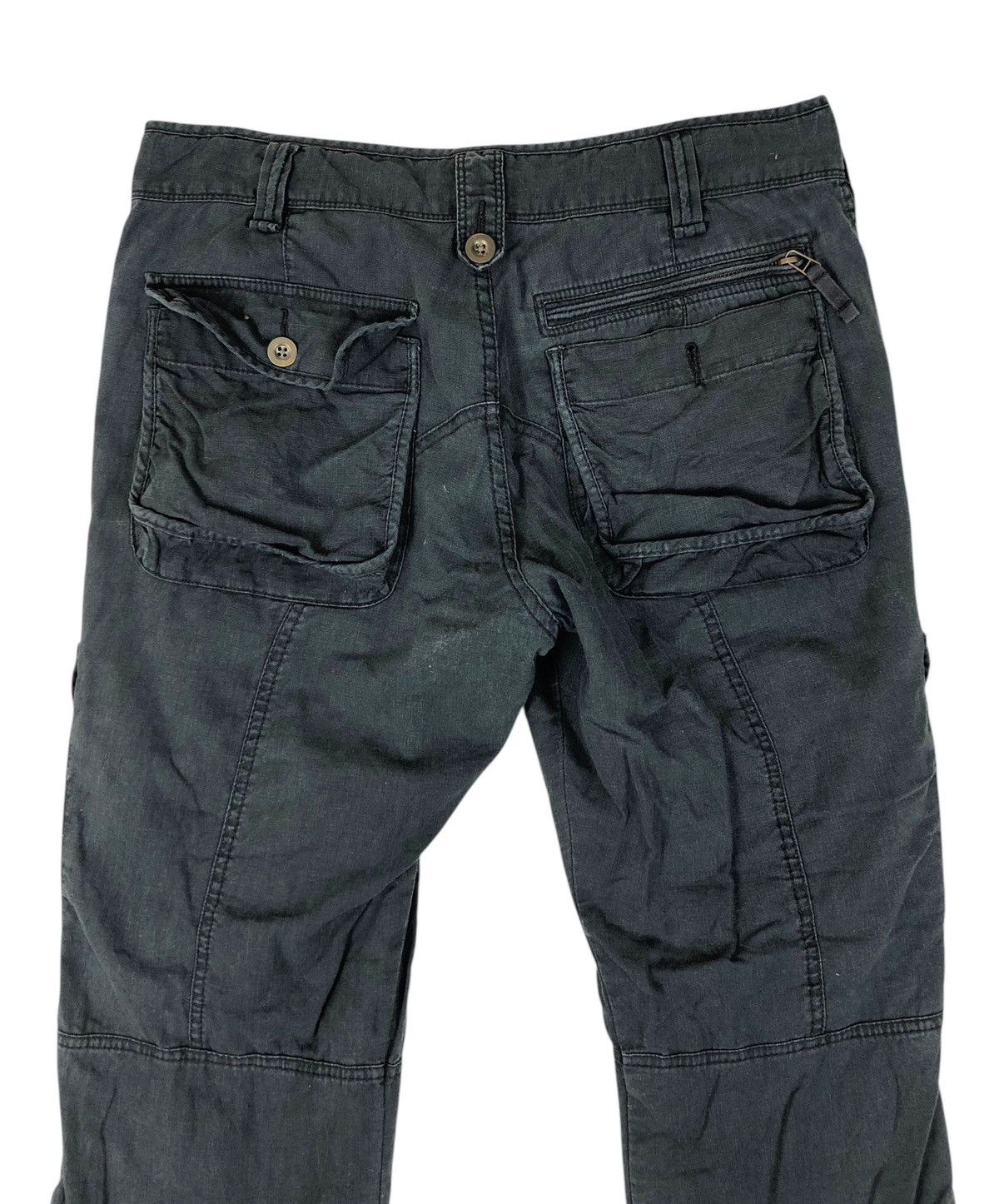 Japanese Brand × Uniqlo Uniqlo Discoloration Cargo Casual Pants Size US 33 - 9 Thumbnail