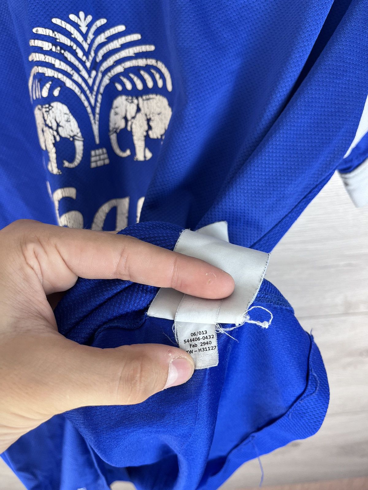 Nike Men’s soccer polo Nike FC Everton size L Y2K blue Size US L / EU 52-54 / 3 - 11 Thumbnail