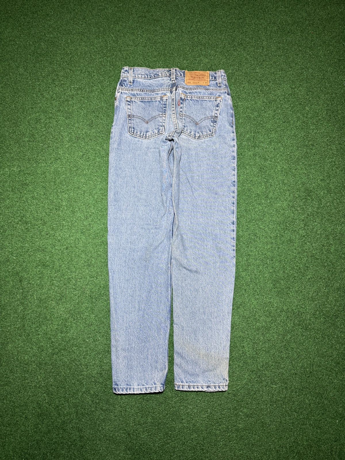 Levi's Vintage Clothing Vintage 90s Levi’s 550 Relaxed Fit Taper 28x30 Denim Jeans Size 30" / US 8 / IT 44 - 1 Thumbnail