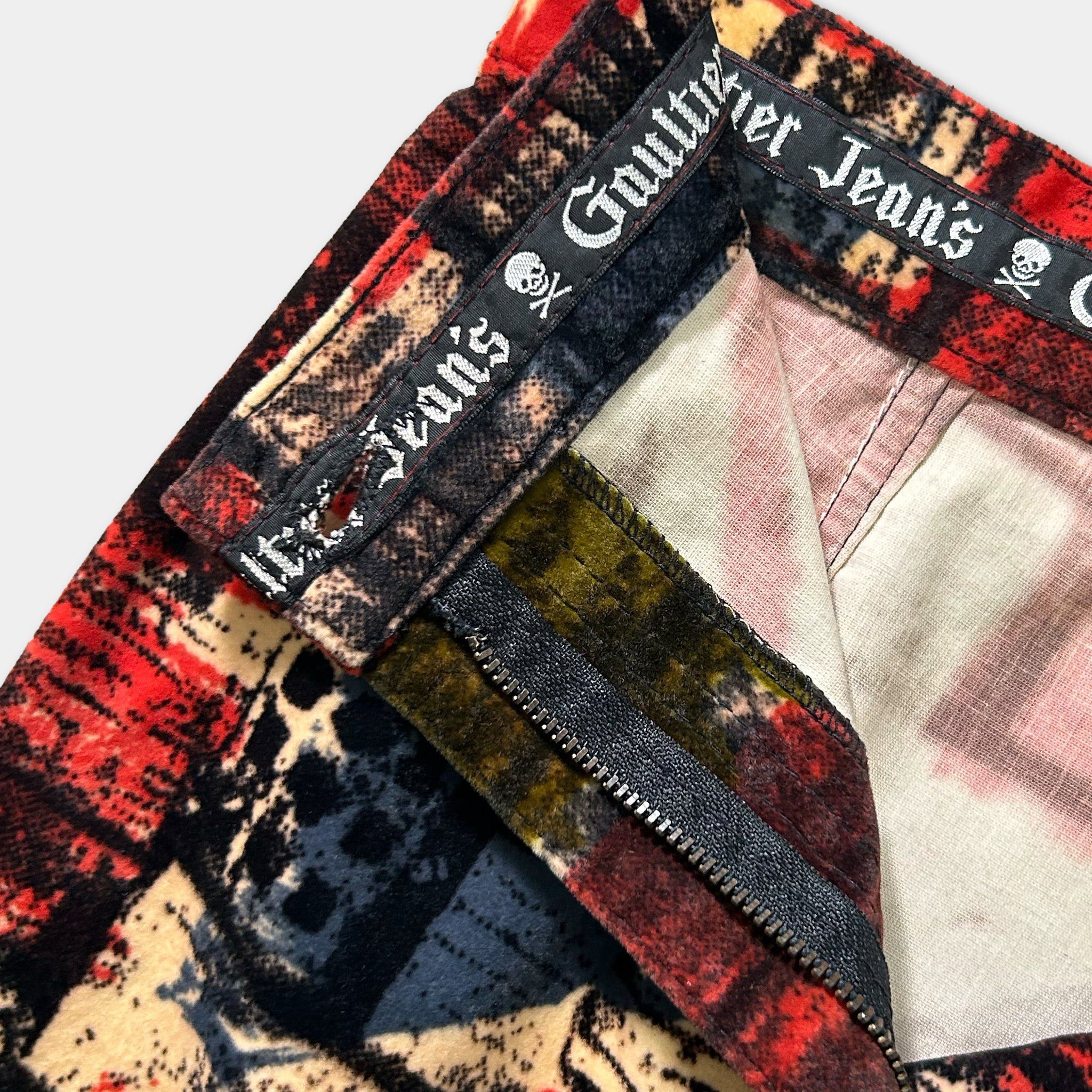 Jean Paul Gaultier Jean Paul Gaultier 1996 Flag Fight Racism Skirt Size 42" / US 20 - 6 Thumbnail