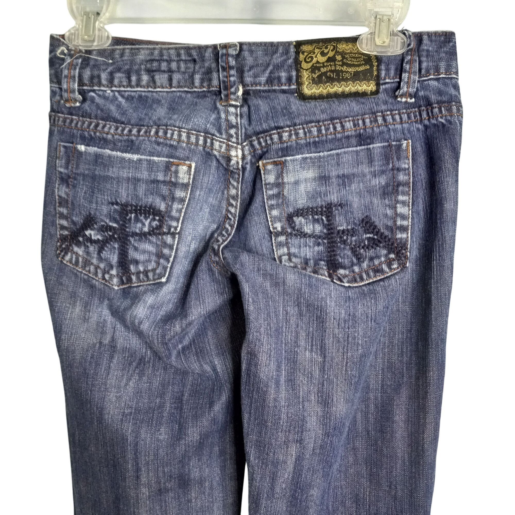 Chip & Pepper Chip & Pepper C7P Size 7 Jeans Womens Straight Leg Blue Deni Size 29" - 7 Thumbnail