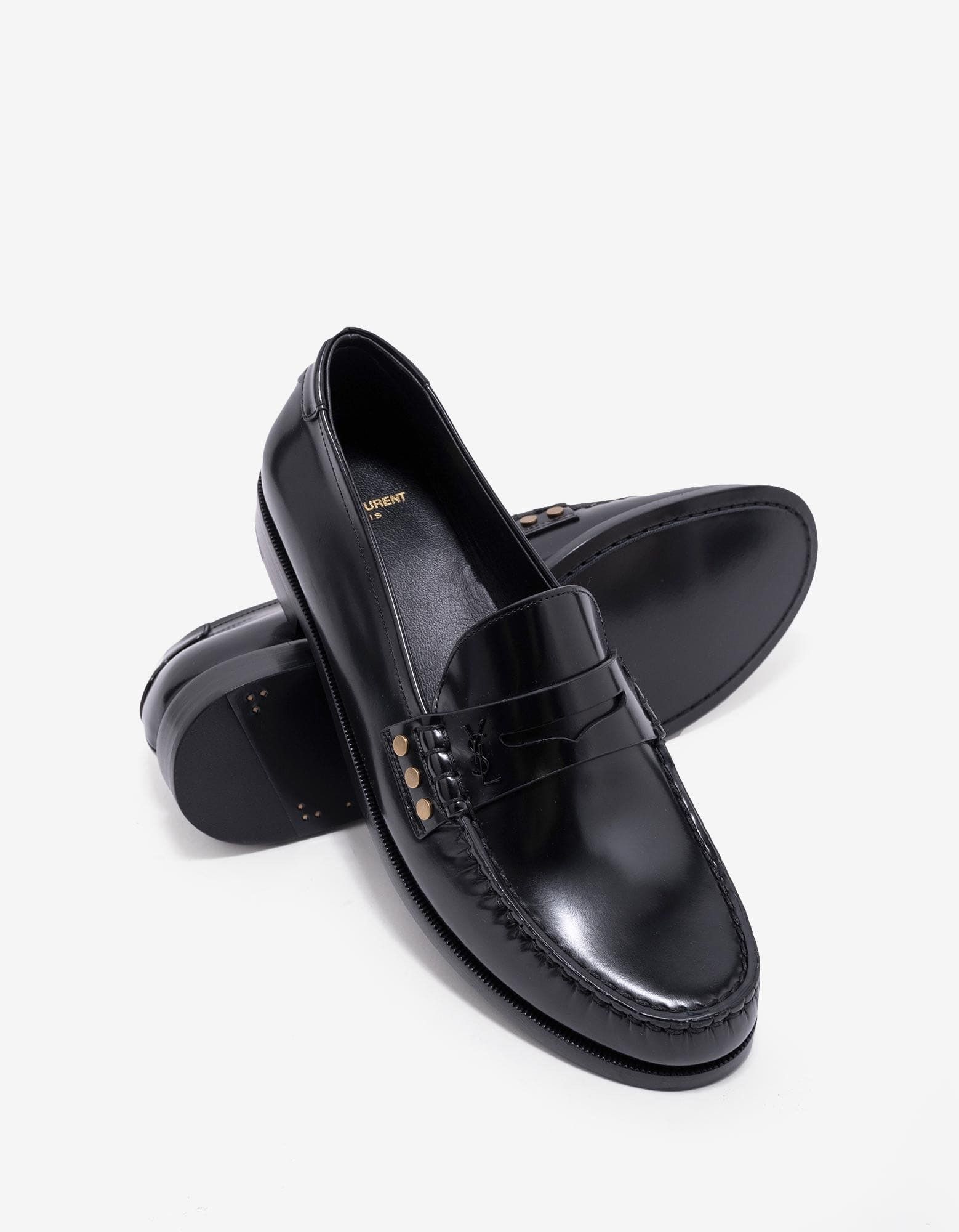 Saint Laurent Paris Saint Laurent Black Le Loafer Size US 9 / EU 42 - 7 Thumbnail