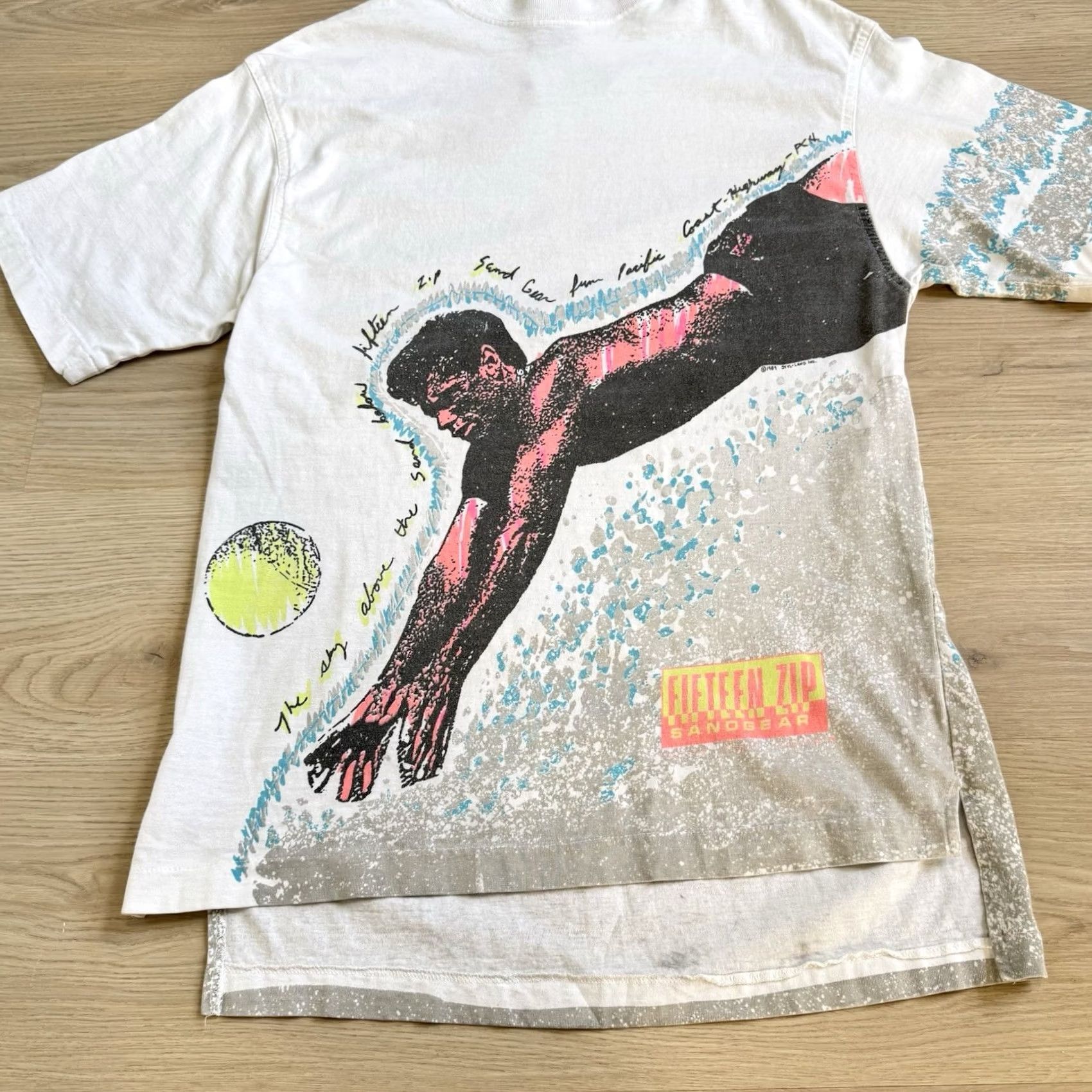 Vintage Vintage 90s PCH Beach Volleyball Shirt - Small White Size US S / EU 44-46 / 1 - 3 Thumbnail