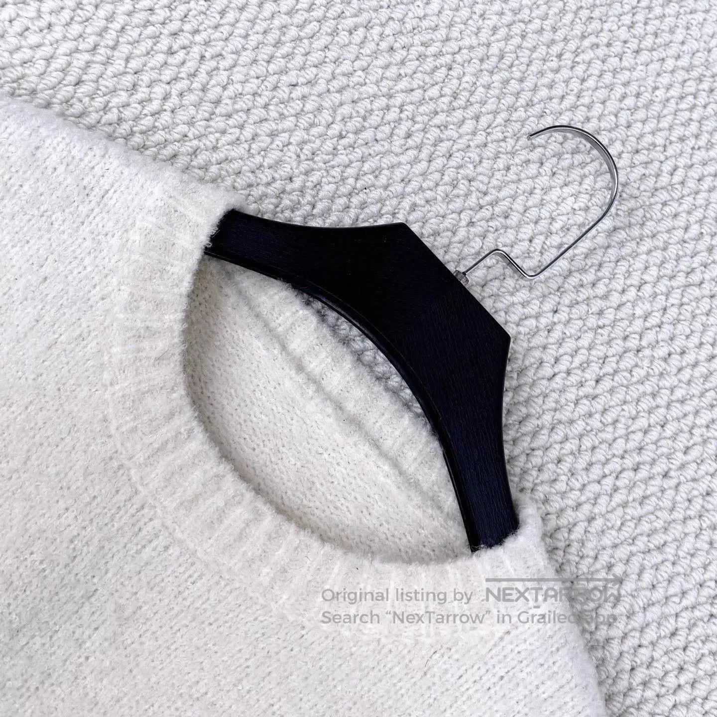 Louis Vuitton Beige Oversized Sweater with Logo - XL. Size US XL / EU 56 / 4 - 3 Thumbnail