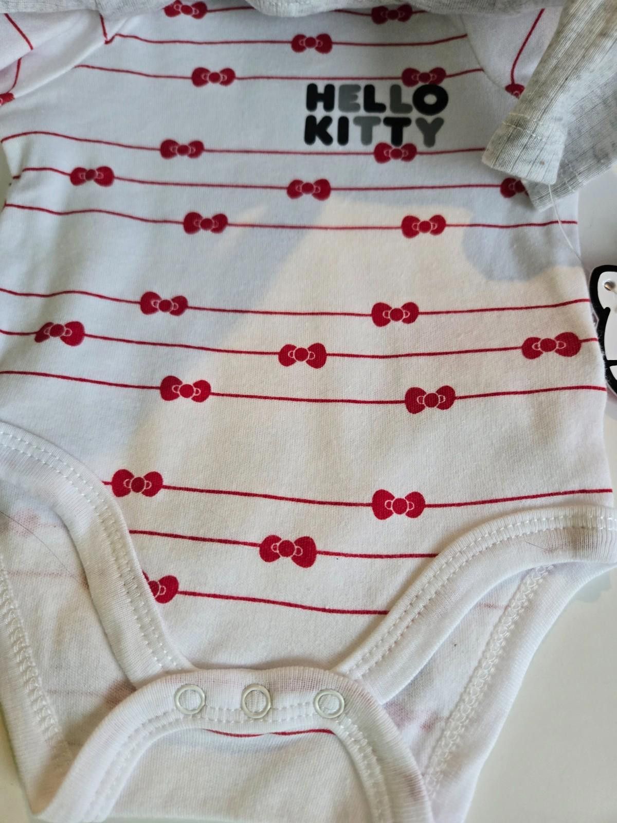 Other Hello Kitty Romper Set Baby Girl Bodysuits Newborn 0-3M NWT Size ONE SIZE - 3 Thumbnail