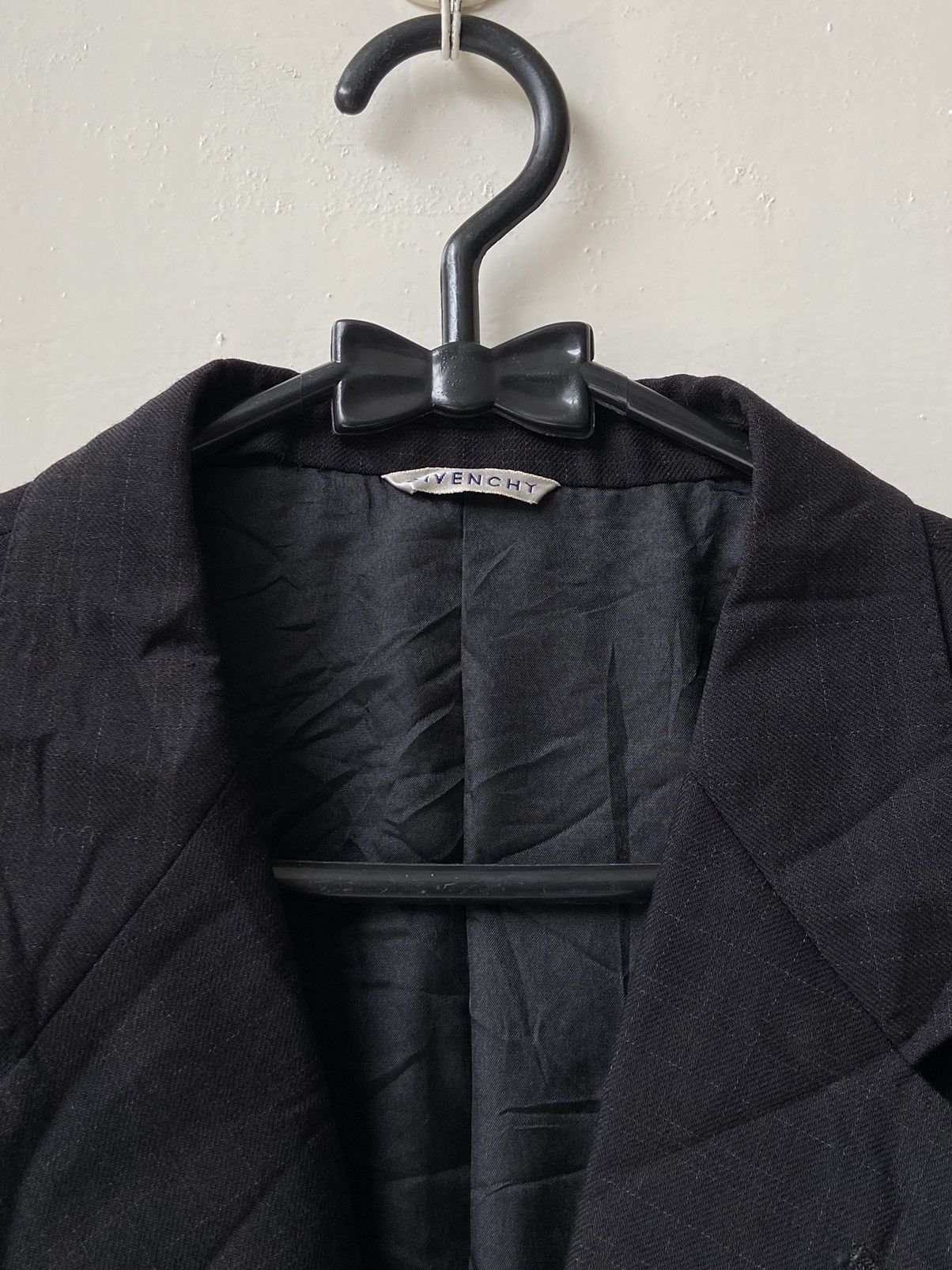 Givenchy MONSIEUR By GIVENCHY Black Suit Size 54L - 5 Thumbnail
