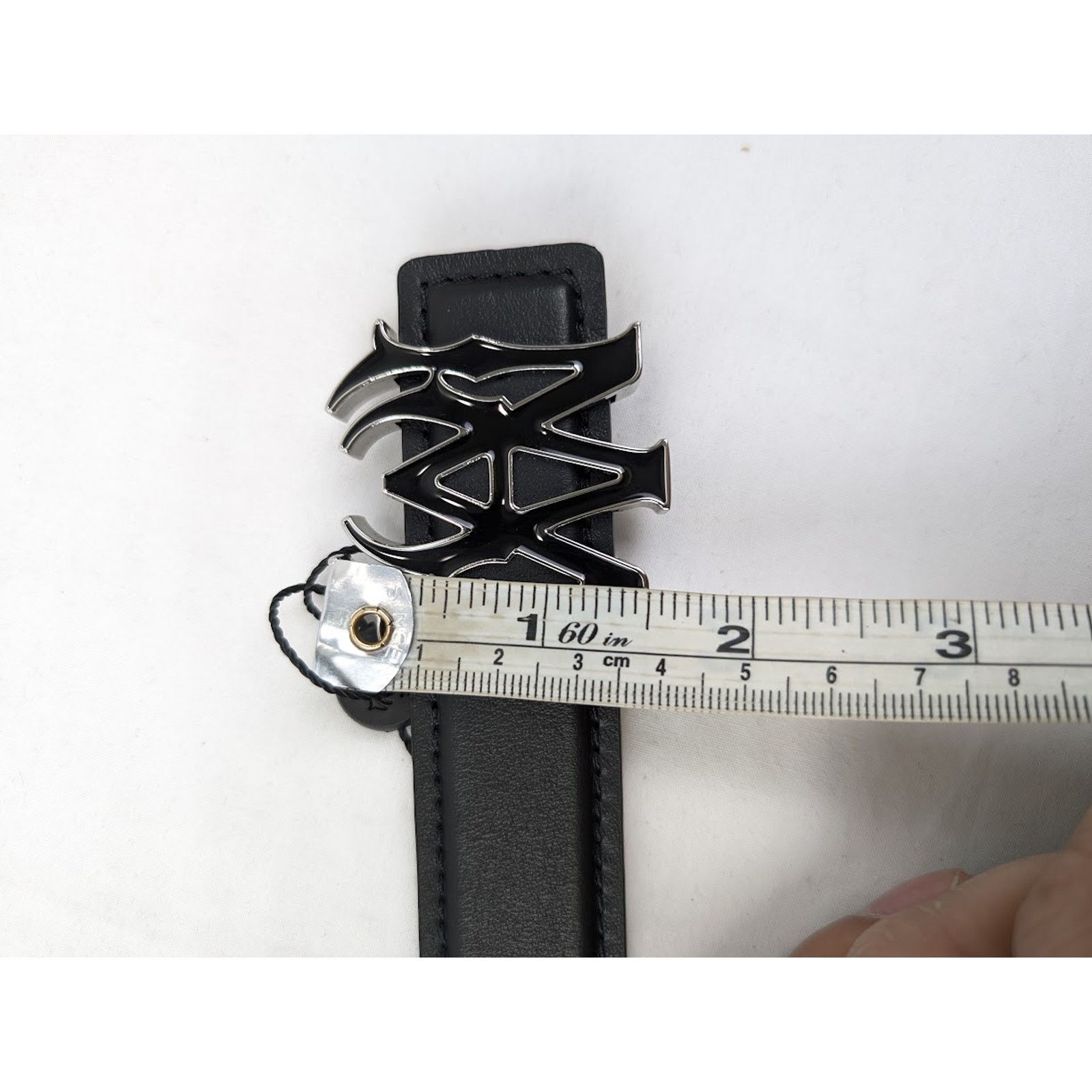 Amiri o1rshd1 Size: 85 / MA Belt in Black Size 34 - 10 Thumbnail