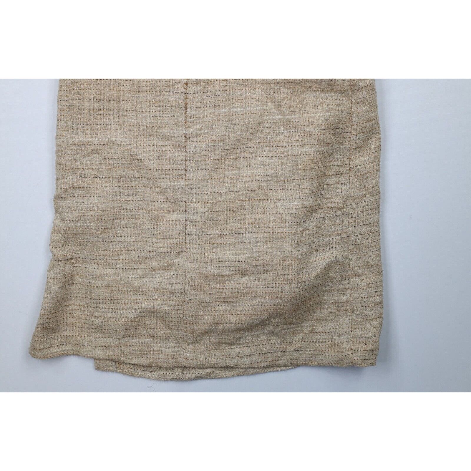 Vintage Vintage 70s Rockabilly Distressed Silk Blend Tweed Skirt Size 30" / US 8 / IT 44 - 12 Thumbnail