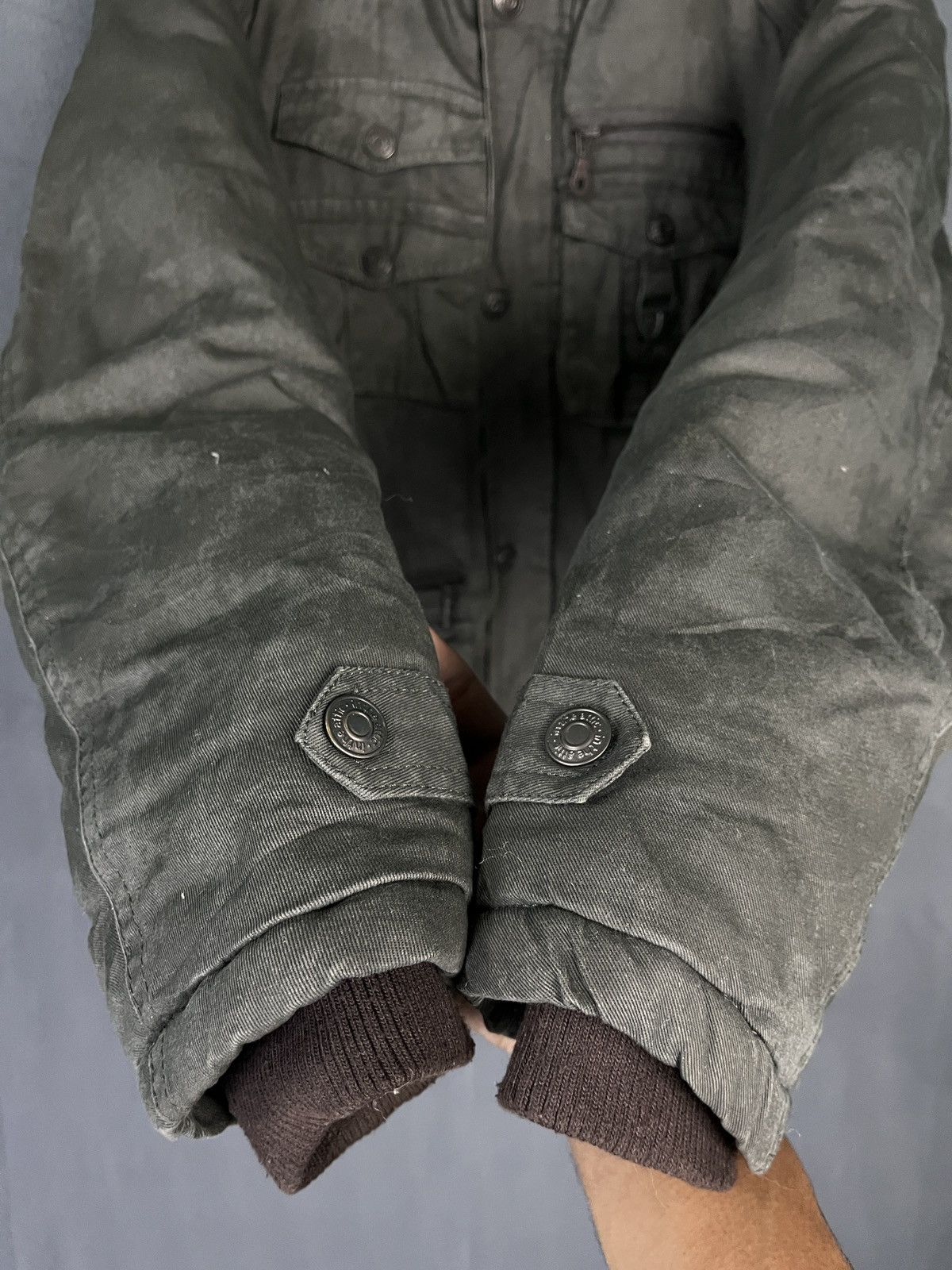 14th Addiction In The Attic Military Bondage Bono Jacket Tactical Biker Size US S / EU 44-46 / 1 - 9 Thumbnail