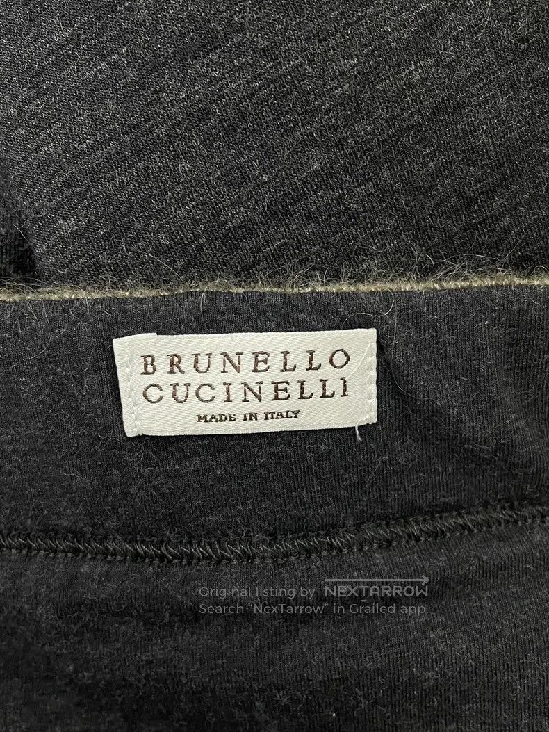 Other Brunello Cucinelli Gray Wool Knitted Midi Skirt Size 26" / US 2 / IT 38 - 3 Thumbnail