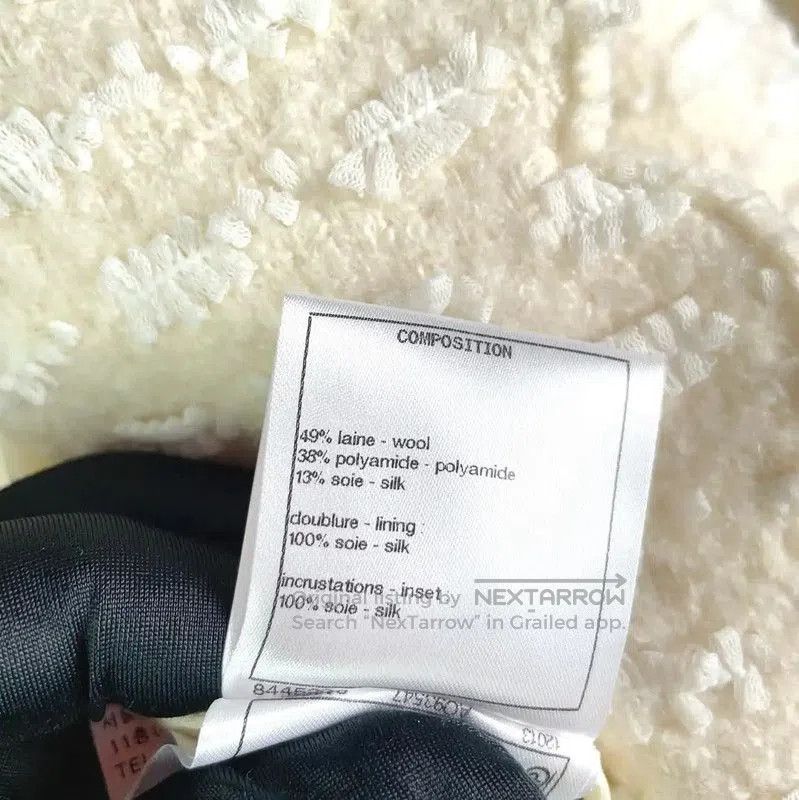 Chanel Chanel White Wool Blend Women's Jacket . Size M / US 6-8 / IT 42-44 - 9 Thumbnail