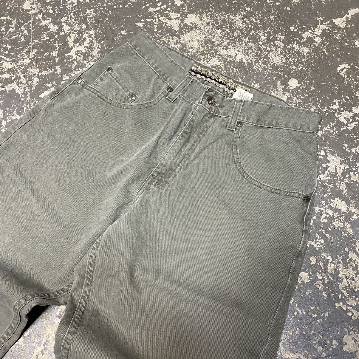 JNCO × Levi's × Vintage Vintage Levi’s Silvertab Loose Baggy Green Work Pants 90s Size US 29 - 10 Thumbnail