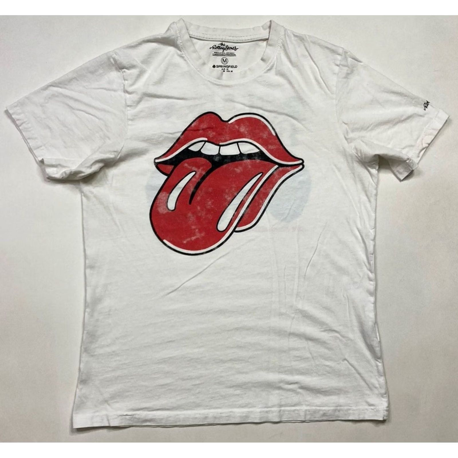 Vintage VINTAGE The Rolling Stones Graphic T-shirt Women Medium White Music Size M / US 6-8 / IT 42-44 - 4 Thumbnail