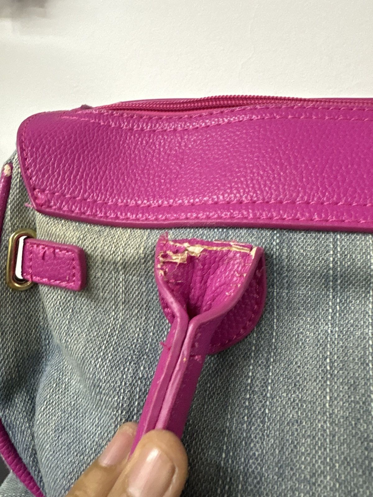 Handmade Levi’s Inspired Birkin bag Custom Made Barbie Style Size ONE SIZE - 11 Thumbnail