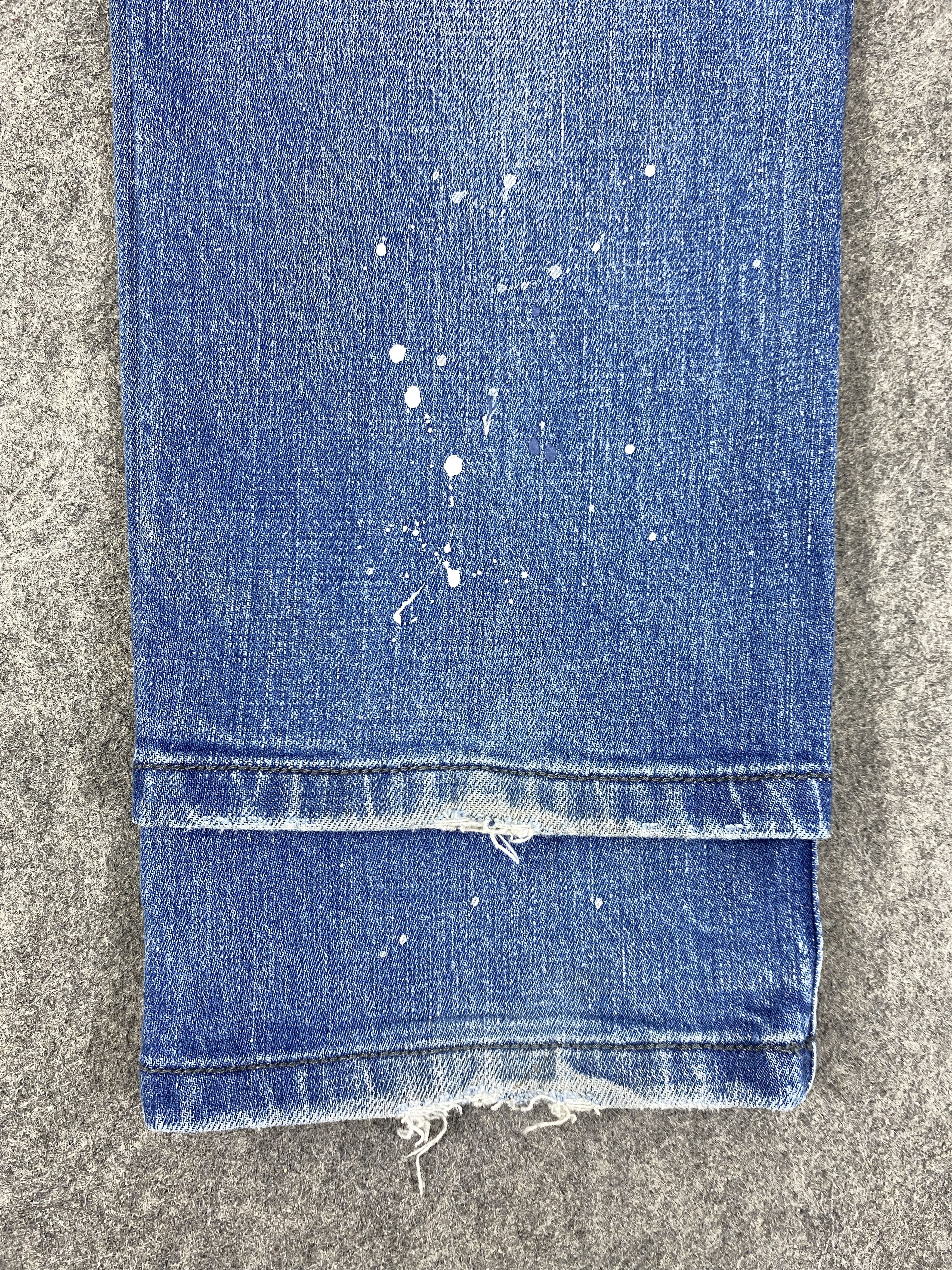 Japanese Brand Redline Faded Blue Joseph Homme Jeans 34x32 - JN3245 Size US 34 / EU 50 - 14 Thumbnail