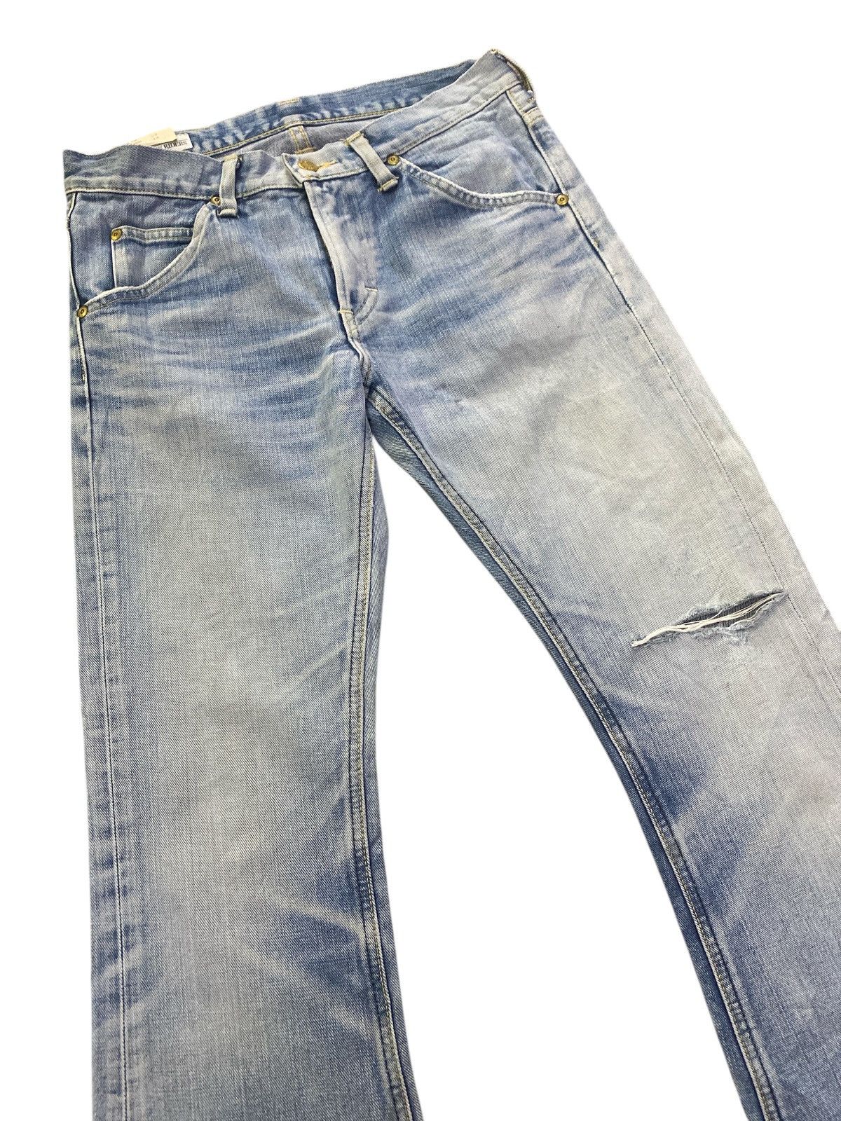 Lee × Vintage Flared Jeans Vintage Lee Riders Distressed Denim Size US 30 / EU 46 - 13 Thumbnail