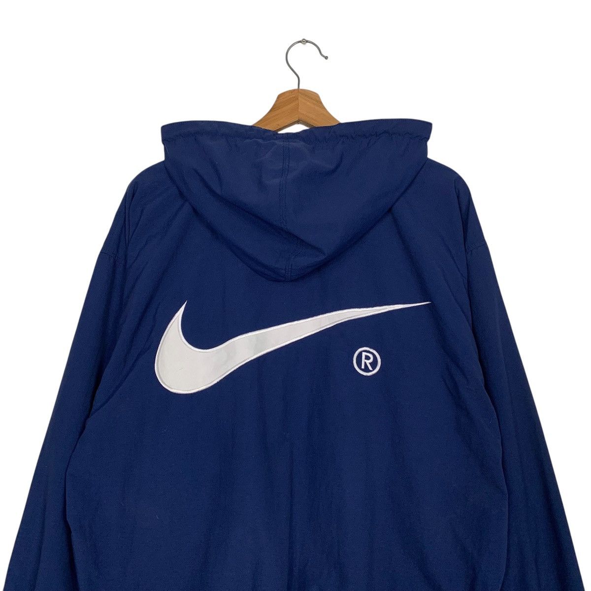 Nike Vintage Nike Swoosh Hooded Zipper Jacket Size US M / EU 48-50 / 2 - 8 Thumbnail