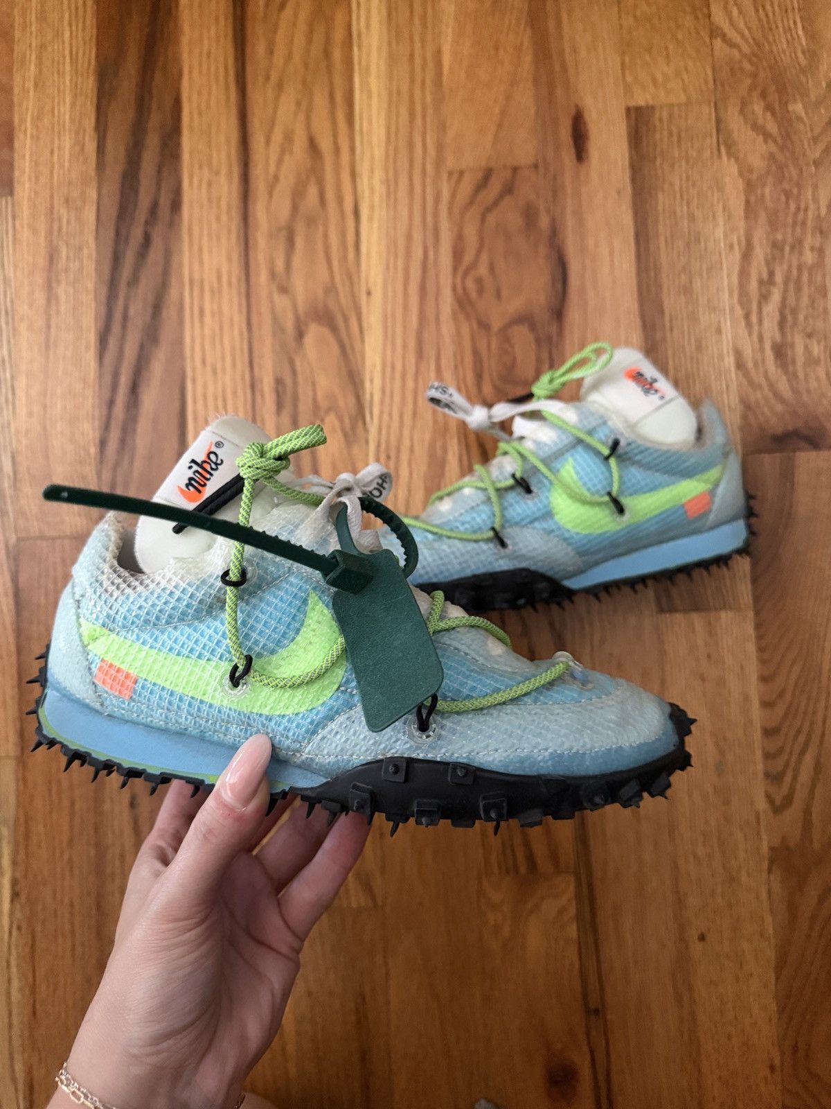 Nike × Off-White Off-White x Nike Waffle Racer Size US 6 / IT 36 - 1 Thumbnail