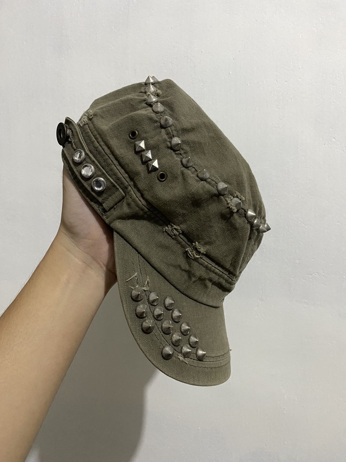 Hysteric Glamour × If Six Was Nine × Japanese Brand Cadet Distressed Spike Hat Size ONE SIZE - 4 Thumbnail