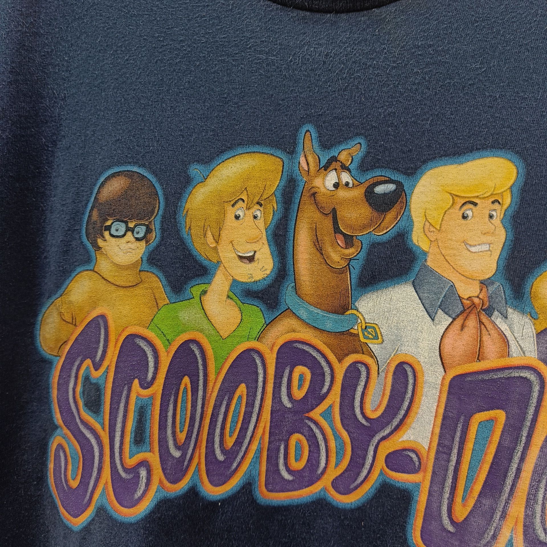 Vintage Vintage Scooby doo all charactest big logo t-shirt Size US XL / EU 56 / 4 - 4 Thumbnail