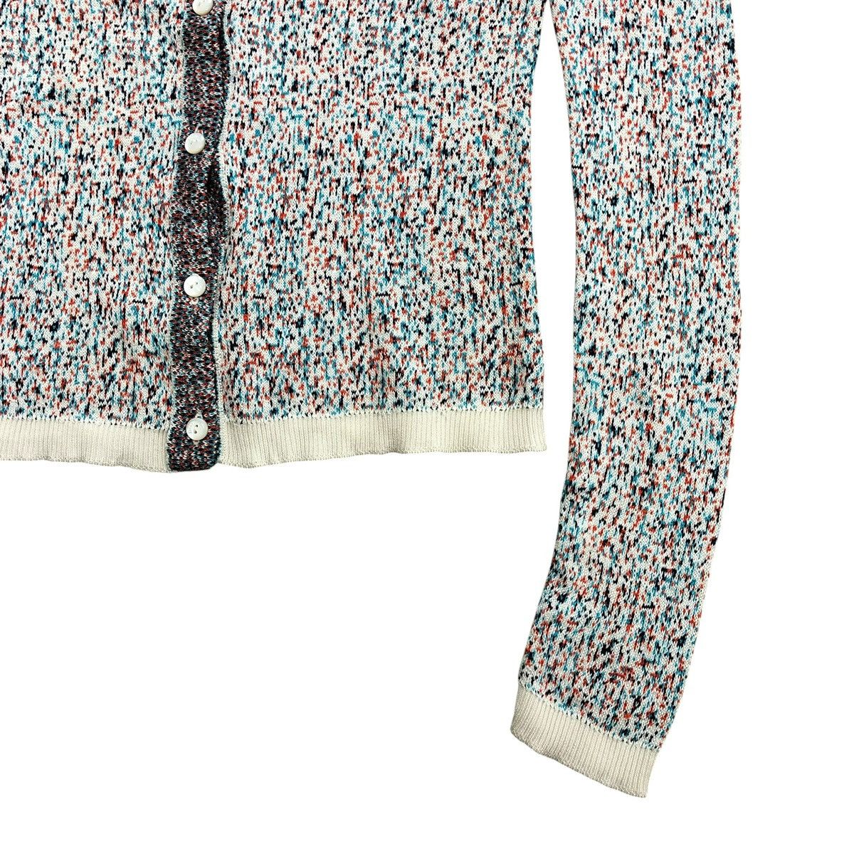 Dior Christian Dior Multicolor Speckled Knit Cardigan Luxury Size XS / US 0-2 / IT 36-38 - 10 Thumbnail