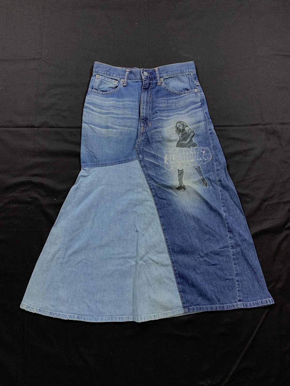 Hysteric Glamour Kinky Hysteric Glamour Hagi patch Long Skirt Size US 29 - 1 Thumbnail