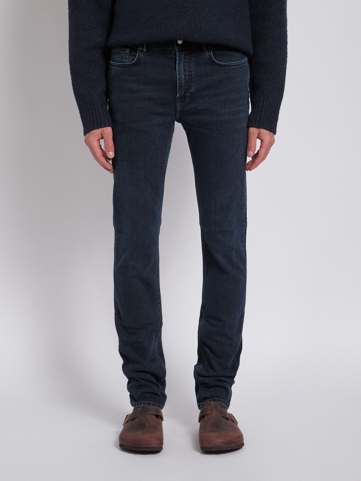 Acne Studios Acne Studios Blue Black North Jeans Size US 29 - 1 Thumbnail