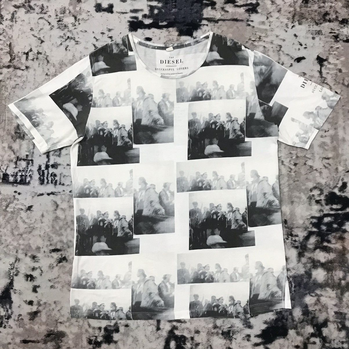 Diesel The Diesel Succesful Losers Fullprint Tshirt Size US M / EU 48-50 / 2 - 1 Thumbnail