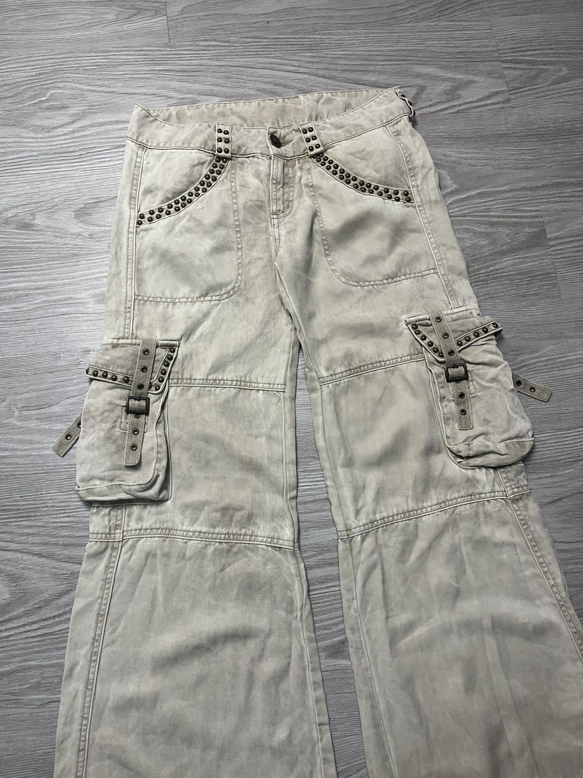 Japanese Brand Cook 90s Ifsixwasnine Lgb Style Bondage Cargo Pants Size US 30 / EU 46 - 9 Thumbnail