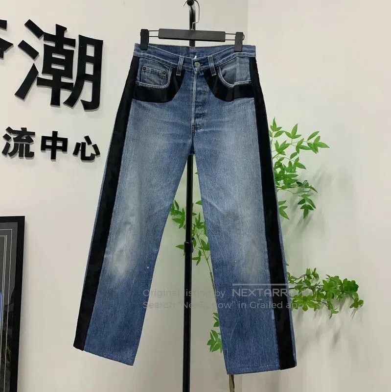 Miu Miu Miu Miu Women's Dark Blue Cotton Jeans . Size 27" / US 4 / IT 40 - 1 Thumbnail