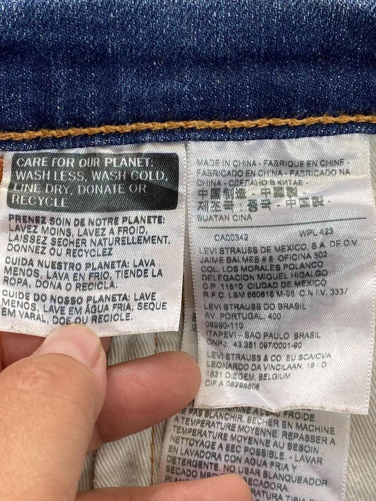 Levi's Levi’s Faded Blue Wash Whiskered Style Skinny Jeans Size US 32 / EU 48 - 10 Thumbnail