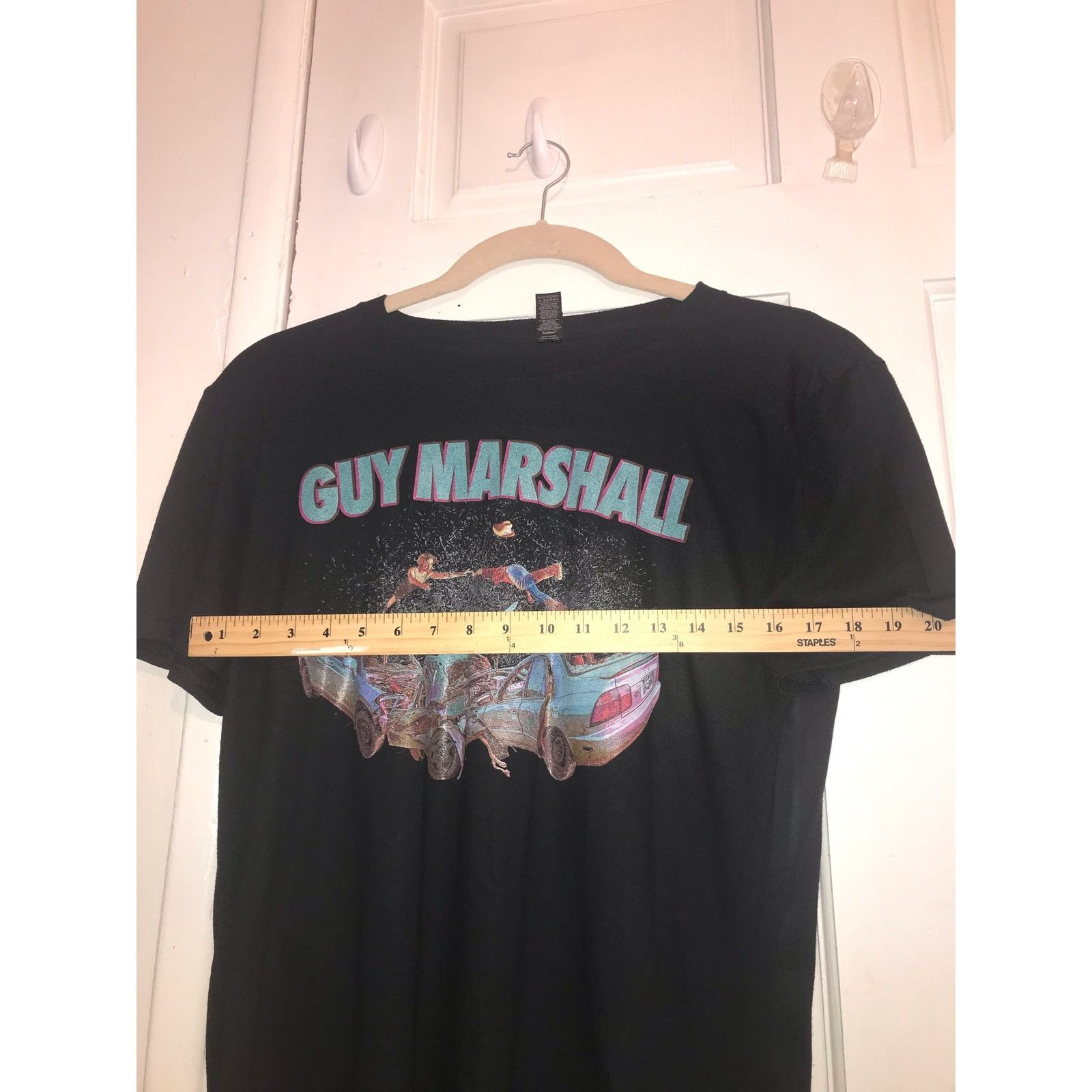 Anvil Anvil T-Shirt Men's L Black Short Sleeved Guy Marshall Logo Size US L / EU 52-54 / 3 - 7 Thumbnail