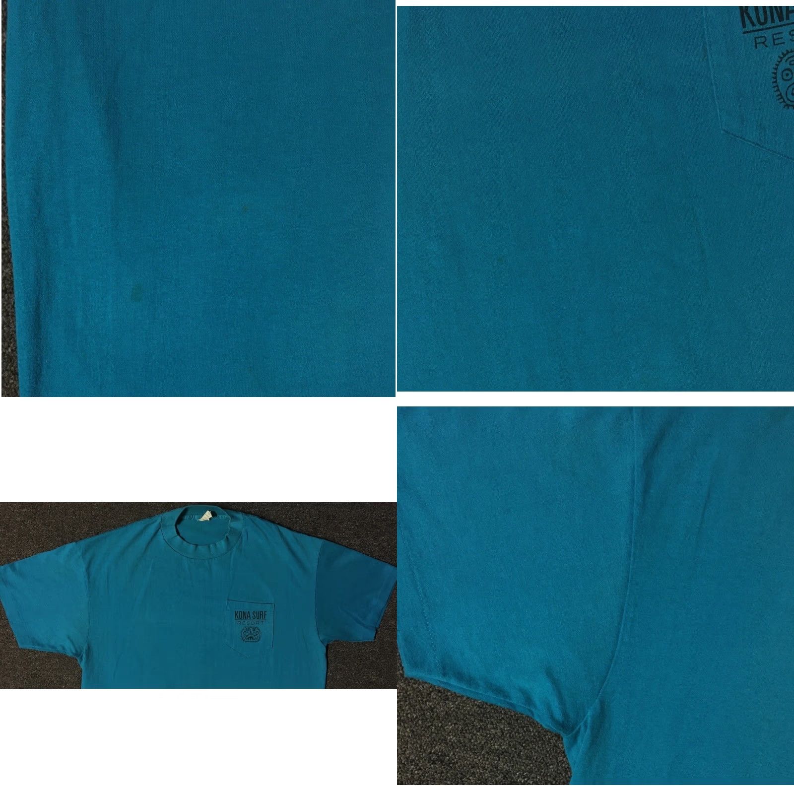 Quiksilver VINTAGE Kona Surf Resort M T-Shirt Blue 80s 90s Grunge Surf Skate Ocean Beach USA USA OP Quiksilver Pollution? Size US M / EU 48-50 / 2 - 8 Thumbnail