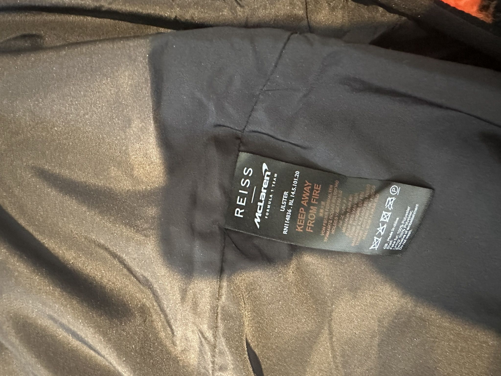 Reiss REISS x McLaren F1 Team Fleece Jacket Unisex Fit in Black Size US S / EU 44-46 / 1 - 7 Thumbnail