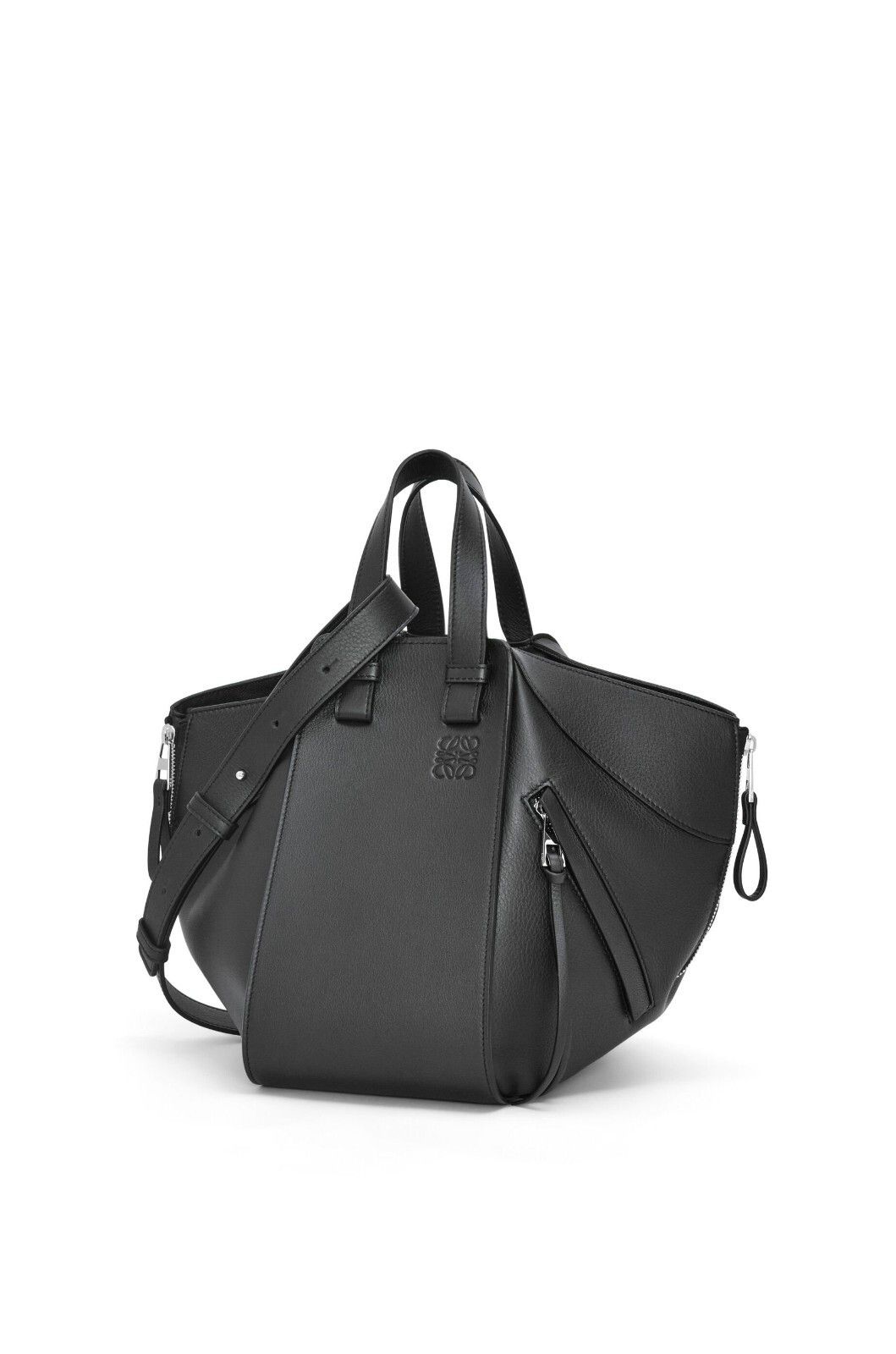 Loewe LOEWE Hammock Small Black Leather Handbag $3250 New Auth Size ONE SIZE - 3 Thumbnail