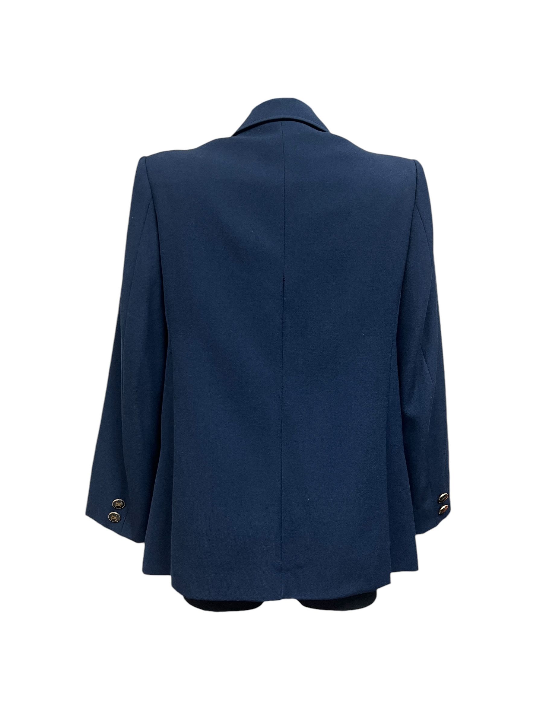Celine Celine blazer with logo buttons Size M / US 6-8 / IT 42-44 - 2 Thumbnail