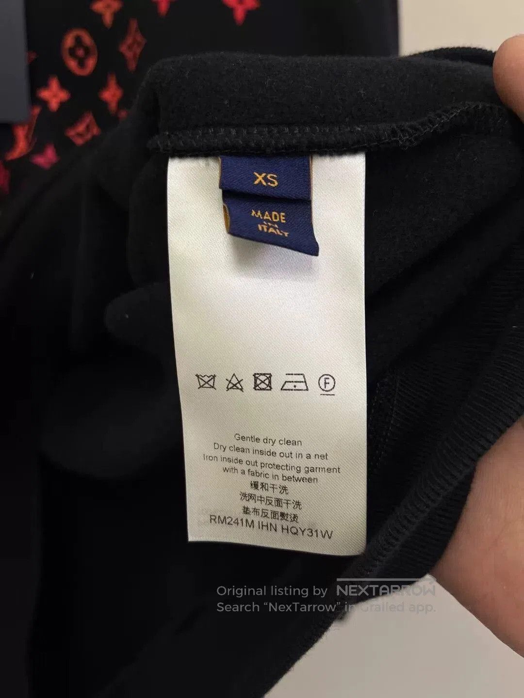 Louis Vuitton louis vuitton black embroidered logo sweatshirt. Size US XS / EU 42 / 0 - 3 Thumbnail