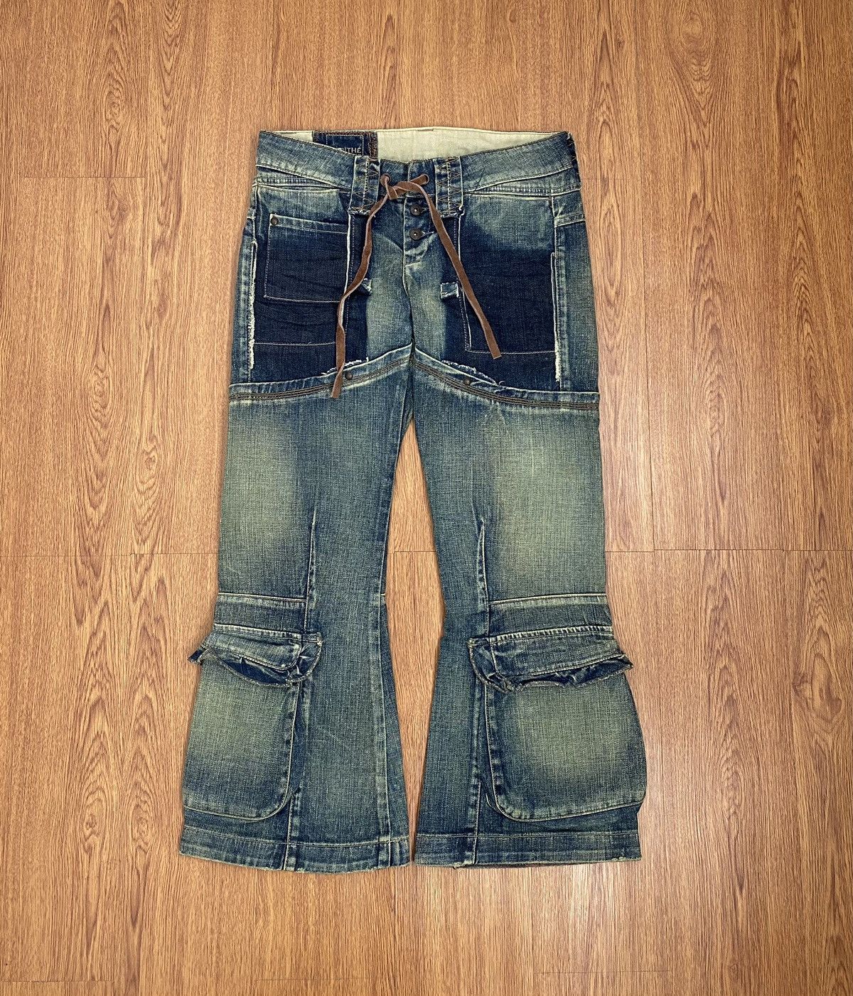 Marithe + Francois Girbaud Marithe francois girbaud flared multipocket jeans Size US 29 - 1 Thumbnail